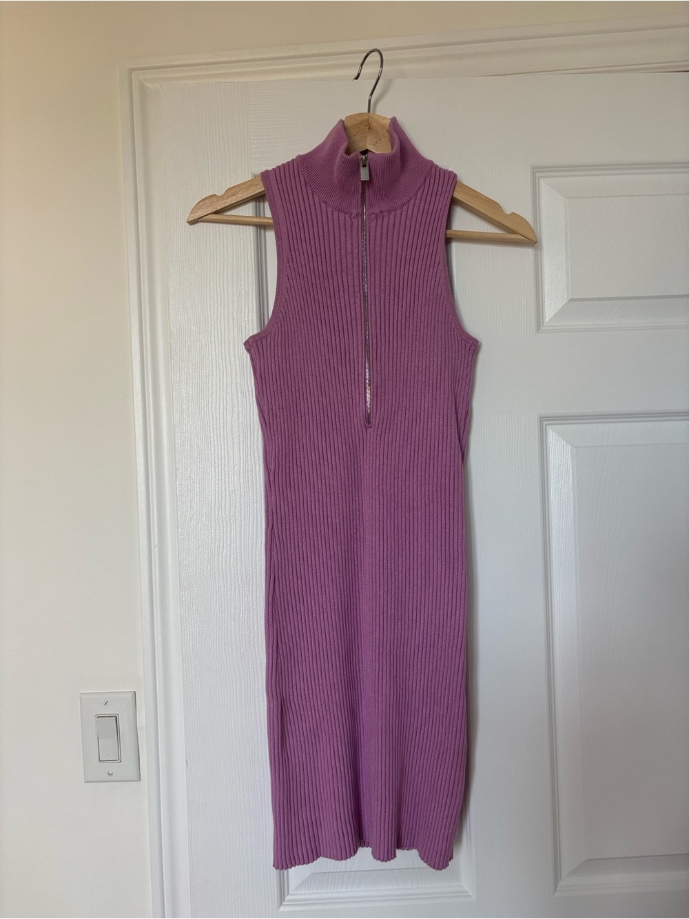 1017 ALYX 9SM zip-up ribbed knit mini dress - size S - Picture 5 of 6